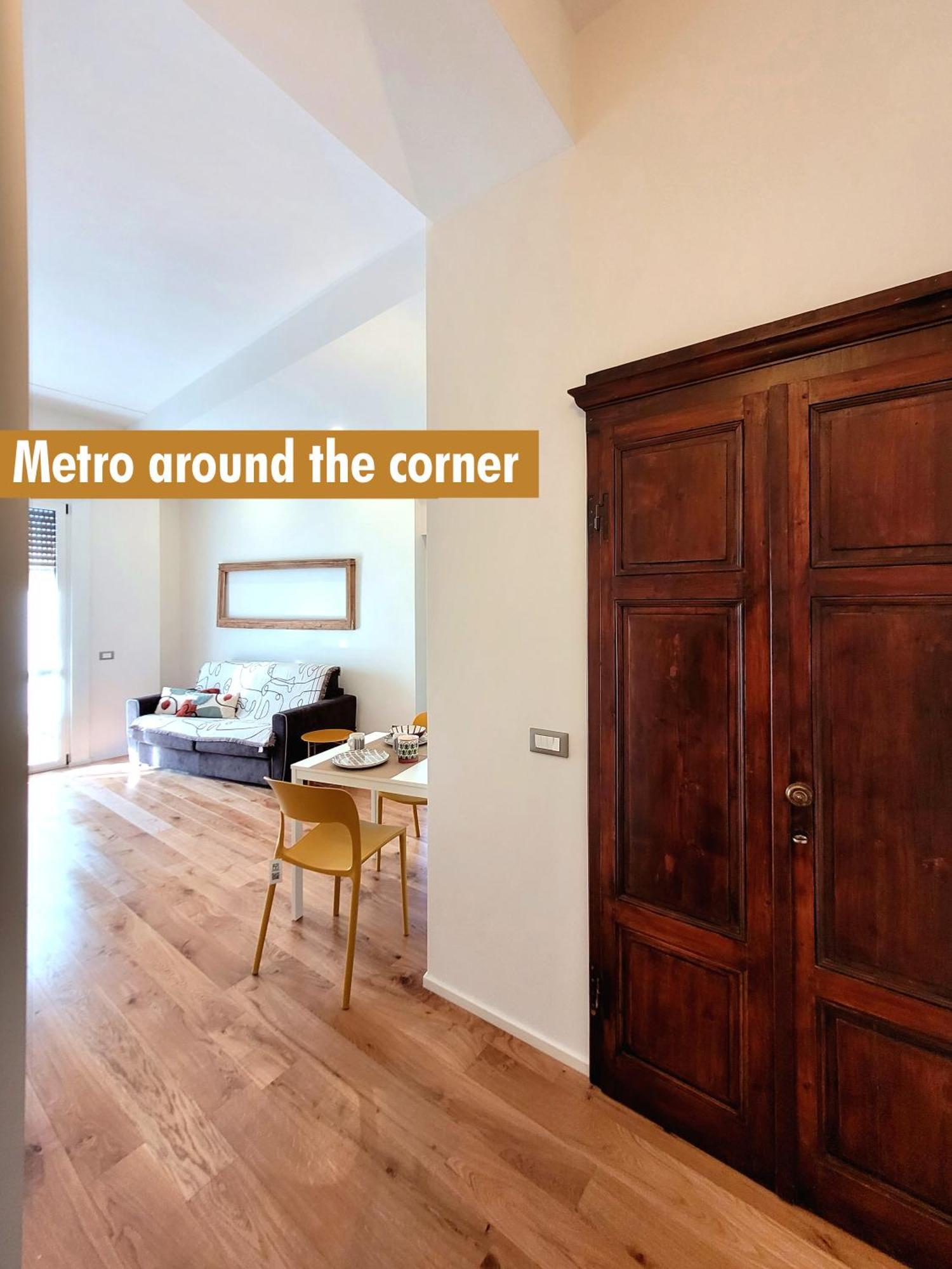 "La Milanese" Modern Apartment, 100 Meters From Metro Isola Exterior photo