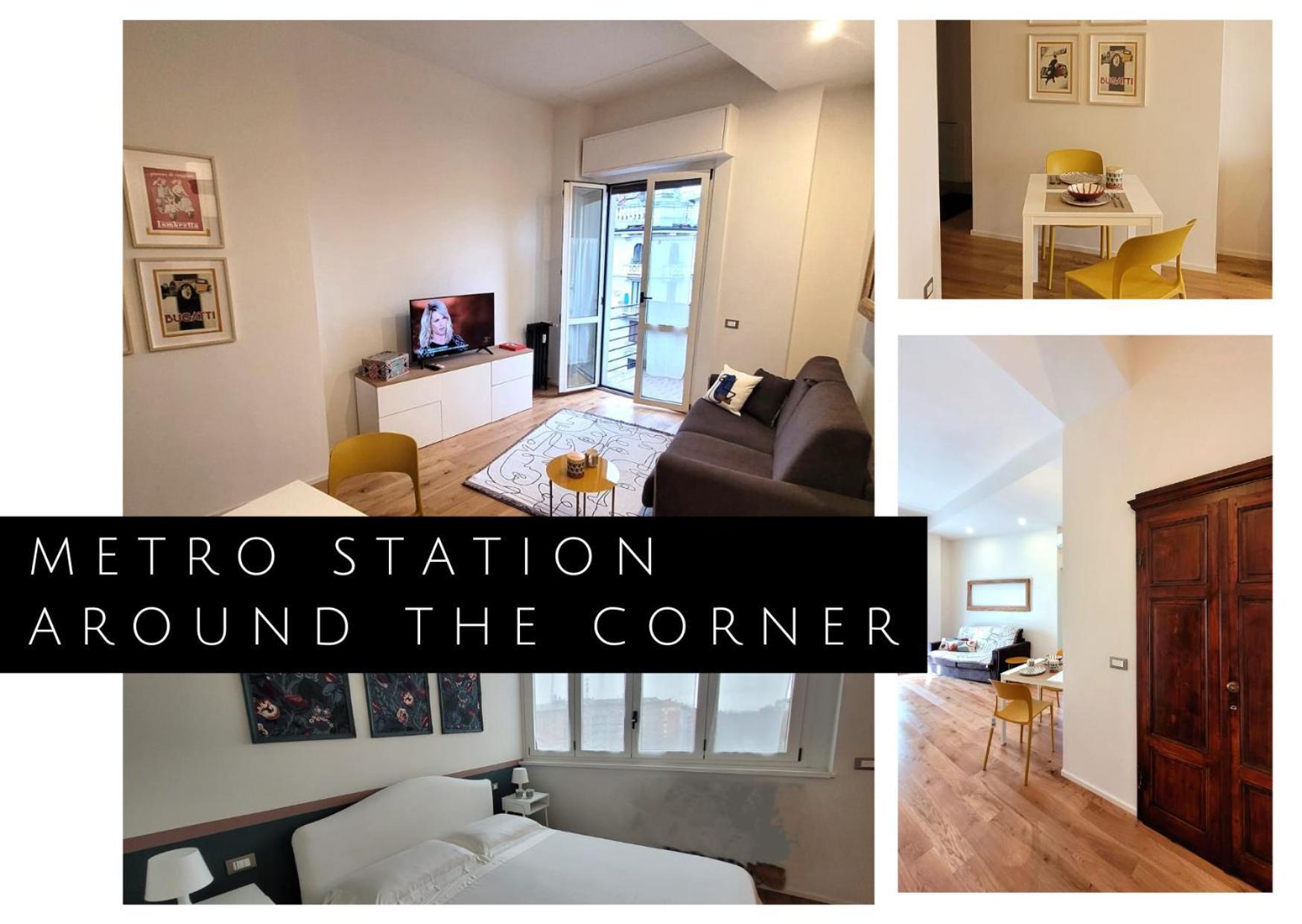 "La Milanese" Modern Apartment, 100 Meters From Metro Isola Exterior photo