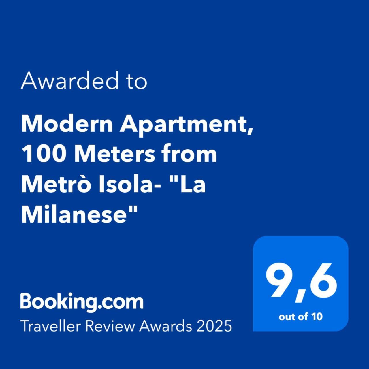 "La Milanese" Modern Apartment, 100 Meters From Metro Isola Exterior photo
